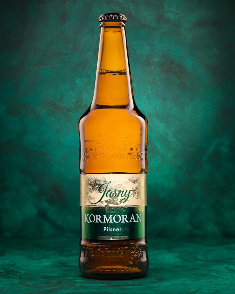 Zdjęcie butelki piwa Kormoran