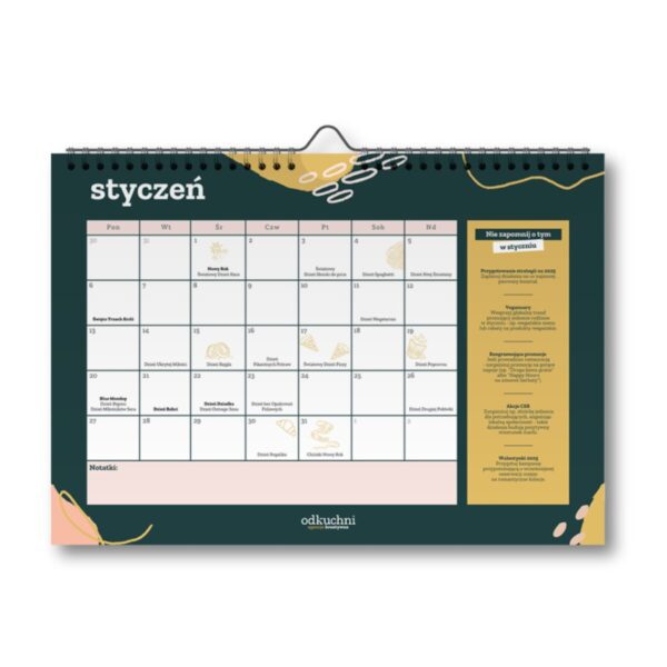 Kalendarz Marketera Foodiesa 2025