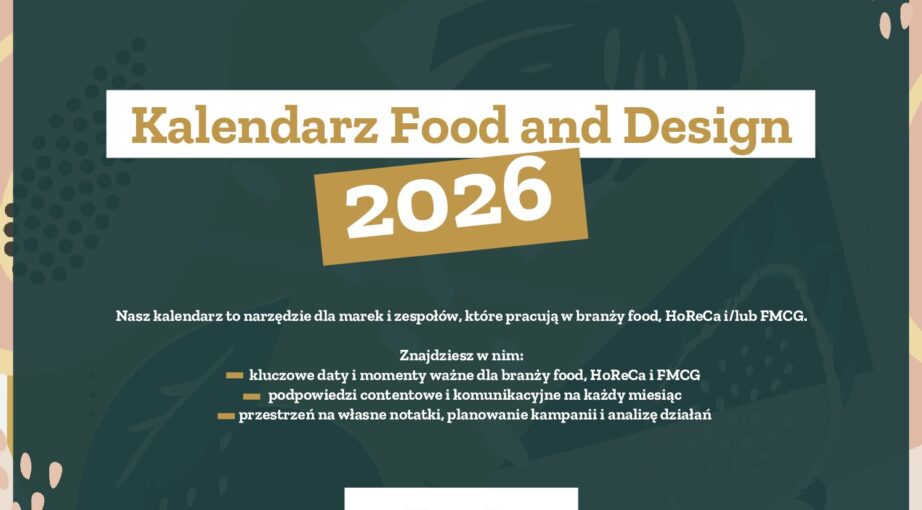 Food and Design 2026 Calendar