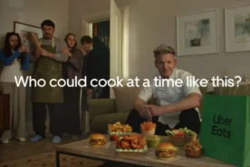 Gordon Ramsay namawia kibiców, by&nbsp;przestali gotować. Uber Eats rusza z&nbsp;globalną kampanią na&nbsp;czas Mundialu 2026