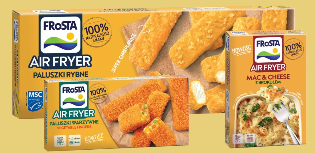 FRoSTA odpowiada na&nbsp;trend air fryera – powstała dedykowana linia produktów