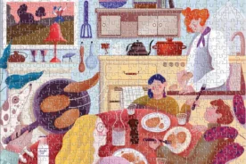 Co&nbsp;łączy placki ziemniaczane i&nbsp;puzzle? Muno Puzzle x&nbsp;Placek Placek pokazują siłę dobrego designu