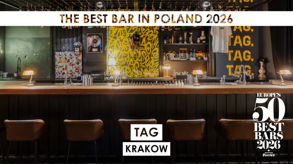 Polski bar wśród najlepszych w&nbsp;Europie. Tag z&nbsp;Krakowa na&nbsp;liście Europe’s 50 Best Bars 2026