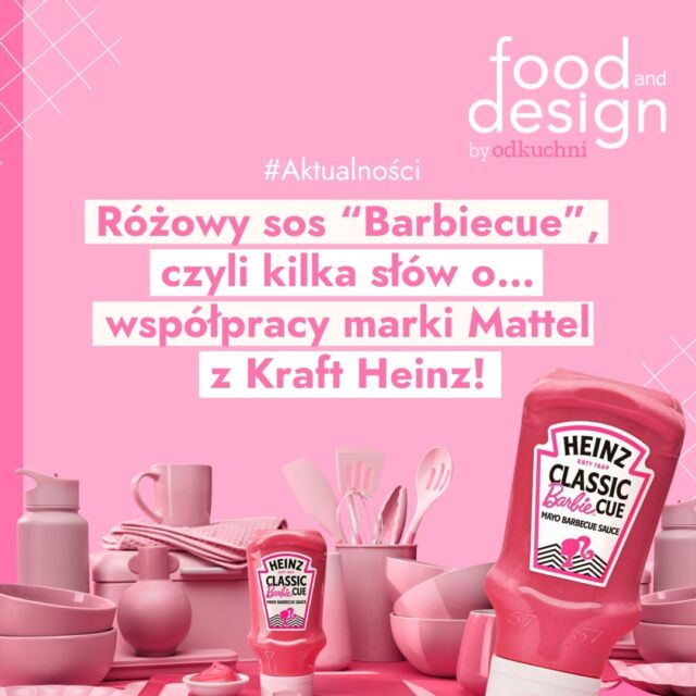Pink news! The @ Heinz_uk brand has decided to partner with @ Mattel. In the wake of the popularity of the movie Barbie and 65. for the anniversary, they presented a new limited edition mayonnaise sauce "Barbiecue"! Read more about the pink collaboration on our portal ➡ ️ link in bio!#foodanddesign #fooddesign #fooddesignproject #projektfoodanddesign #branżaspożywcza #fmcg #horeca #gastronomia #projektkreatywny #projektfood #innovation #designthinking #fooddesignnews #inspirations #foodinspo