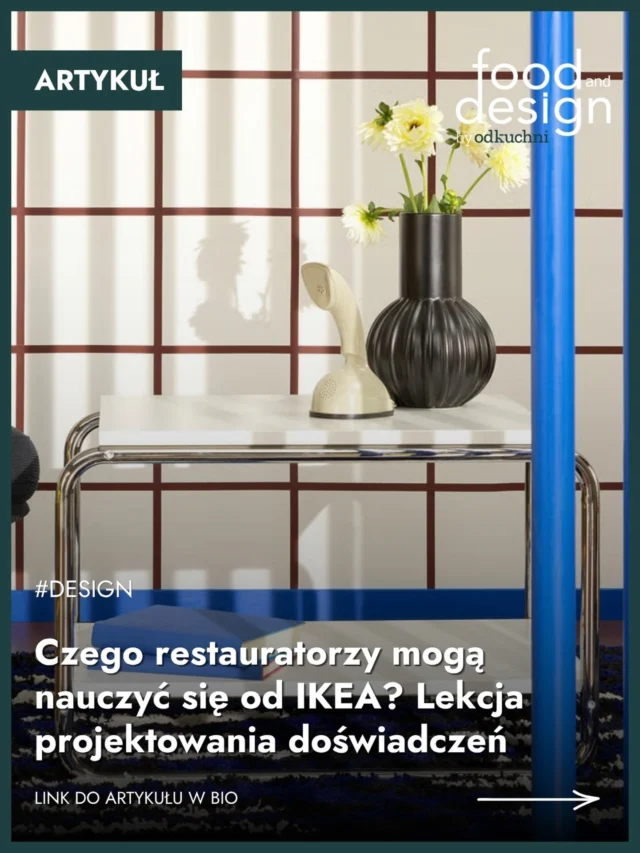 Co wspólnego może mieć IKEA z dobrze zaprojektowaną restauracją? 🤔Więcej, niż mogłoby się wydawać. Obie marki tworzą doświadczenia, które zaczynają się na długo przed zakupem czy pierwszym daniem. Liczy się nie tylko produkt, ale cała droga, którą przechodzi klient. ✨W najnowszym artykule przyglądamy się rozwiązaniom stosowanym przez IKEA i pokazujemy, jak restauracje mogą wykorzystać je do budowania lepszych doświadczeń swoich gości.@ikeapolska 👉 Przeczytaj cały artykuł na foodanddesign.pl, link oczywiście w bio!#foodanddesign #gastronomia #customerexperience #design #horeca