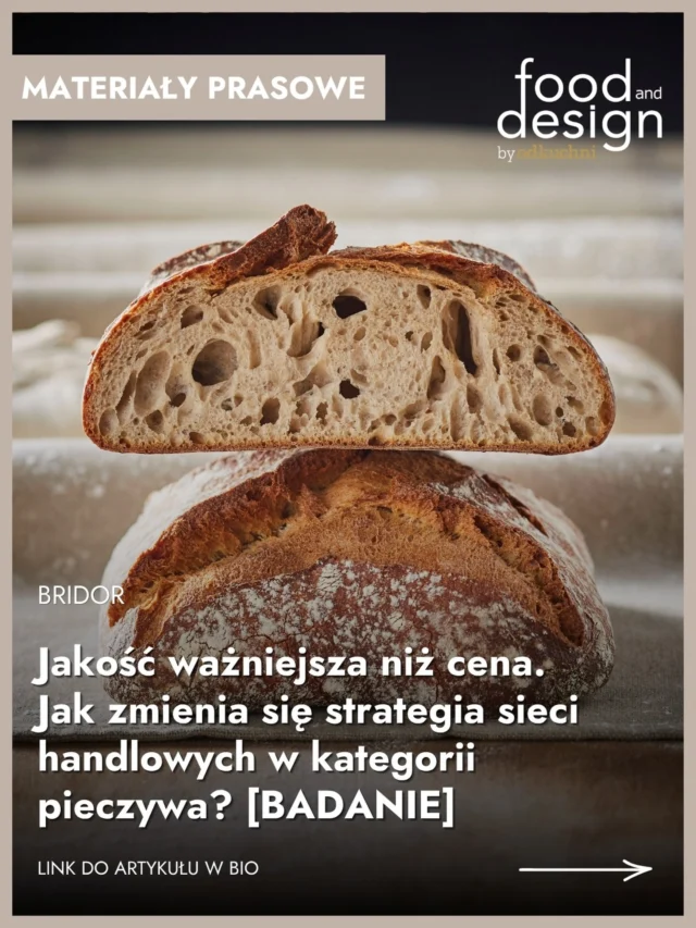 Świeżość ważniejsza niż cena? 🤔 Nowe badanie Bridor pokazuje, że przy wyborze pieczywa w supermarketach 57% konsumentów wskazuje świeżość jako najważniejsze kryterium. Cena znalazła się tuż za nią.Co więcej, aż 84% badanych deklaruje, że mając wybór, kupowałoby pieczywo w piekarni. Konsumenci coraz częściej zwracają uwagę również na jakość, skład, smak i sposób przygotowania produktu. ✨Jak zmieniają się oczekiwania klientów wobec pieczywa dostępnego w sieciach handlowych?👉 Więcej o wynikach badania Bridor przeczytasz na foodanddesign.pl. Link znajdziesz w komentarzu.#FoodandDesign #Pieczywo #Retail #FMCG #ZachowaniaKonsumentów