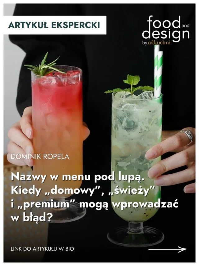 „Domowa”, „świeża”, „premium” - czy te słowa w menu zawsze są tylko elementem marketingu? Najnowsza kontrola IJHARS pokazuje, że granica między atrakcyjną nazwą a informacją, która może wprowadzać konsumenta w błąd, jest znacznie bliżej, niż mogłoby się wydawać.Co właściwie oznacza „świeżo wyciskany”? Kiedy produkt można nazwać „premium”? I dlaczego nazwa w menu może mieć konkretne konsekwencje prawne?O tym pisze dla nas Dominik Ropela - prawnik i praktyk marketingu, który łączy perspektywę prawną z doświadczeniem w gastronomii i retailu.@dominikropela 👉 Cały artykuł przeczytasz na foodanddesign.pl. Link znajdziesz w komentarzu.#foodanddesign #gastronomia #prawo #marketing #restauracje