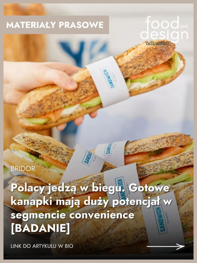 Kiedy brakuje czasu na posiłek, kanapka często wygrywa z gotowaniem. Jak pokazuje badanie Bridor, 61% Polaków je gotowe kanapki codziennie lub prawie codziennie. Jednocześnie 54% pracujących osób przyznaje, że w pracy sięga po to, co akurat ma pod ręką, a 64% nadrabia posiłki, jedząc coś „na szybko”.To pokazuje, że gotowa kanapka przestaje być wyłącznie awaryjnym zakupem. Dla handlu i sektora convenience staje się kategorią, która odpowiada na konkretny sposób funkcjonowania konsumentów. 🤔Ale sama wygoda już nie wystarcza. Konsumenci zwracają uwagę również na jakość, skład i przede wszystkim pieczywo, które może zdecydować o odbiorze całego produktu.👉 O tym, jak zmienia się kategoria gotowych kanapek i czego oczekują dziś konsumenci, przeczytasz na foodanddesign.pl.#FoodandDesign #FMCG #Handel #Convenience #TrendyKonsumenckie