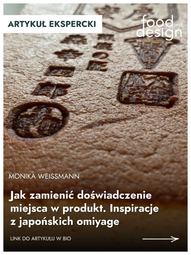 Co zostaje po dobrym pobycie w hotelu albo kolacji w restauracji? Zdjęcia w telefonie? A może coś, co można zabrać ze sobą?W Japonii funkcjonuje pojęcie omiyage - przedmiotu, który niesie ze sobą doświadczenie konkretnego miejsca. To może być herbata, słodycze, ceramika czy produkt lokalnego rzemiosła. Nie chodzi o kubek z logo, tylko o fragment miejsca zamknięty w przedmiocie.Czy polskie hotele, restauracje i kawiarnie mogą wykorzystać ten pomysł u siebie? 🤔👉 O omiyage i projektowaniu produktów, które przedłużają doświadczenie miejsca, pisze Monika Weissmann, ekspertka od japońskiej kultury kulinarnej. Link w bio.@kamoni_jp #FoodAndDesign #Omiyage #Japonia #HospitalityDesign #FoodDesign