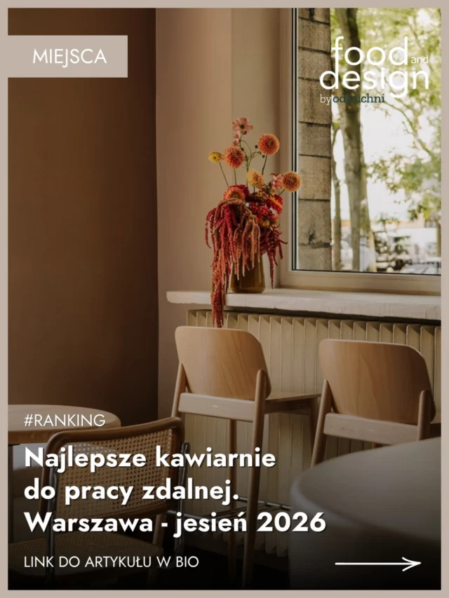 Szukasz miejsca do pracy z laptopem w Warszawie? 🤔 Nie każda kawiarnia sprawdzi się do kilku godzin pracy. Liczy się wygodne miejsce, dostęp do gniazdek, szybkie Wi-Fi, odpowiednie światło i atmosfera, która pomaga się skoncentrować. ☕W najnowszym artykule zebraliśmy nasze propozycje kawiarni, które świetnie odpowiadają na potrzeby osób pracujących zdalnie.@nabank_specialtycoffee @greencaffenero_ @kawiarniacoffeedesk @muszelka_warszawa @wrzenie_swiata_ir2 @relaks.kawiarnia @buno_pl @kissa_warsaw 👉 Sprawdź zestawienie na foodanddesign.pl. Link w bio!#foodanddesign #warszawa #kawiarnia #pracazdalna #coworking